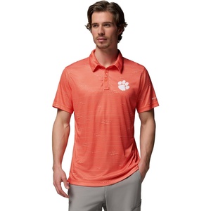 Columbia Men’s Collegiate Super Terminal Tackle Polo(Cle – Spark Orange)
