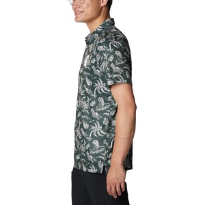 Columbia Men’s Collegiate Super Terminal Tackle Polo(Ms – Spruce Dorado Isle Print)