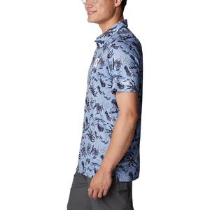 Columbia Men’s Collegiate Super Terminal Tackle Polo(Nc – White Cap Dorado Isle Print)