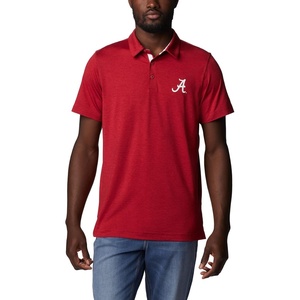Columbia Men’s Collegiate Tech Trail Polo(Ala – Red Velvet)