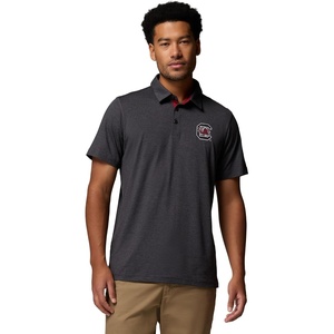 Columbia Men’s Collegiate Tech Trail Polo(Sc – Black)