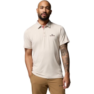Columbia Men’s Collegiate Tech Trail Polo(Uga – Dark Stone)