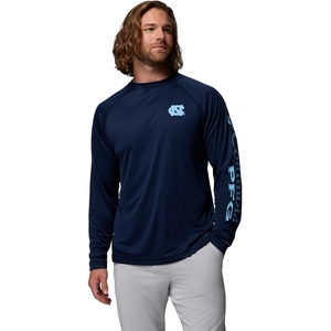 Columbia Men’s Collegiate Terminal Tackle Long Sleeve Shirt(Nc – Collegiate Navy)