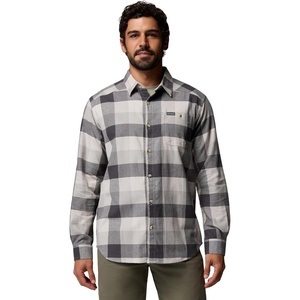 Columbia Men’s Cornell Woods Flannel Long Sleeve Shirt(Dark Stone Multi Buffalo)