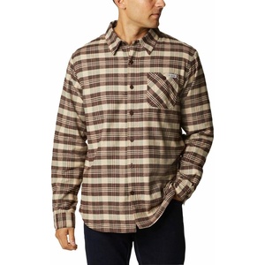 Columbia Men’s Cornell Woods Fleece Lined Shirt Jacket(Ancient Fossil Medium Tartan)