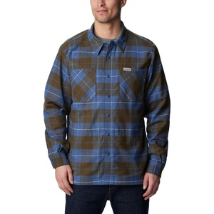 Columbia Men’s Cornell Woods Fleece Lined Shirt Jacket(Dark Mountain/Shasta Woodsman Tartan)