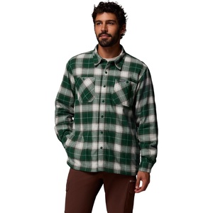 Columbia Men’s Cornell Woods Fleece Lined Shirt Jacket(Rain Forest Lumberjack Tartan)