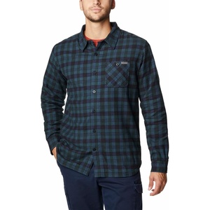 Columbia Men’s Cornell Woods Fleece Lined Shirt Jacket(Spruce Medium Tartan)