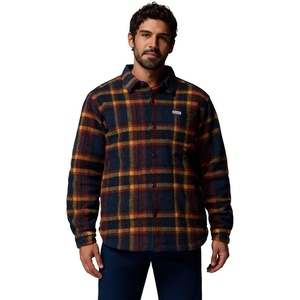 Columbia Men’s Hunter Arch Shirt Jacket(Collegiate Navy Track Plaid)