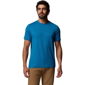 Columbia Men’s Parsons Point Short Sleeve Logo Tee(Phoenix Blue Heather)