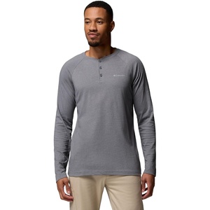 Columbia Men’s Thistletown Hills Raglan Henley(City Grey Heather)