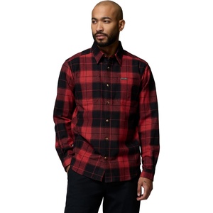 Columbia Pitchstone Stretch Flannel(Red Oxide Macro Tartan/Black)