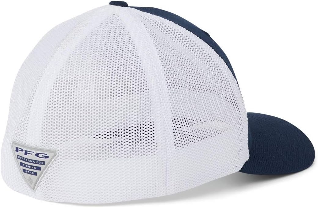 image:imageColumbia NCAA UnisexAdult PFG Mesh Ball Cap LargeXLargeAub Collegiate Navy
