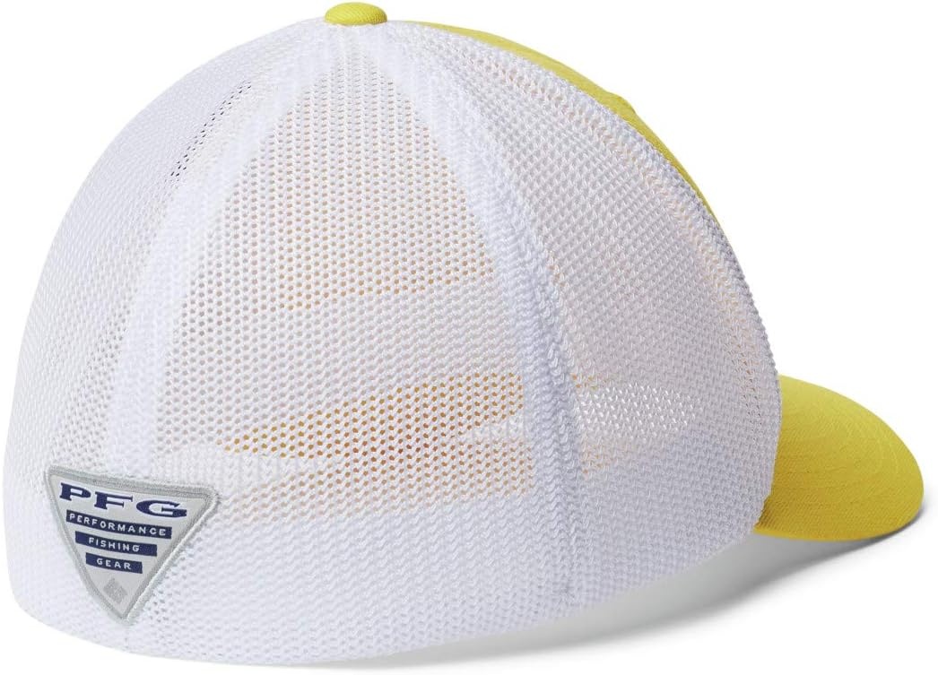 image:imageColumbia NCAA UnisexAdult PFG Mesh Ball Cap LargeXLargeLsu Collegiate Yellow