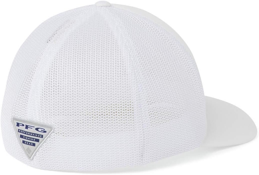 image:imageColumbia NCAA UnisexAdult PFG Mesh Ball Cap LargeXLargeTam White
