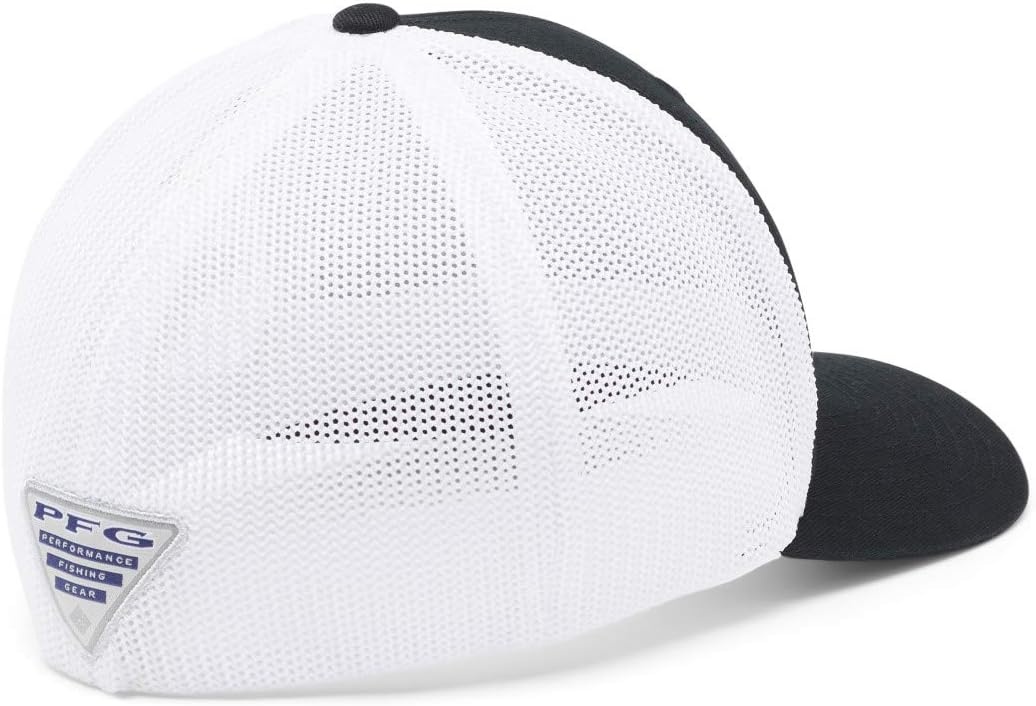 image:imageColumbia NCAA UnisexAdult PFG Mesh Ball Cap LargeXLargeTex Black