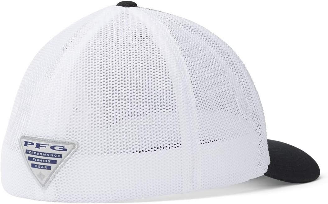 image:imageColumbia NCAA UnisexAdult PFG Mesh Ball Cap LargeXLargeUga Black