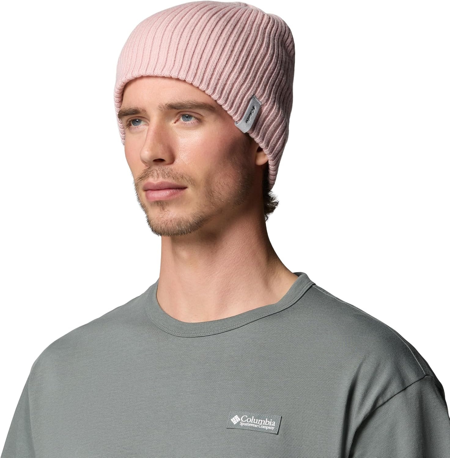 image:imageColumbia Unisex Adult Cedar Lake BeanieMineral Pink Heather