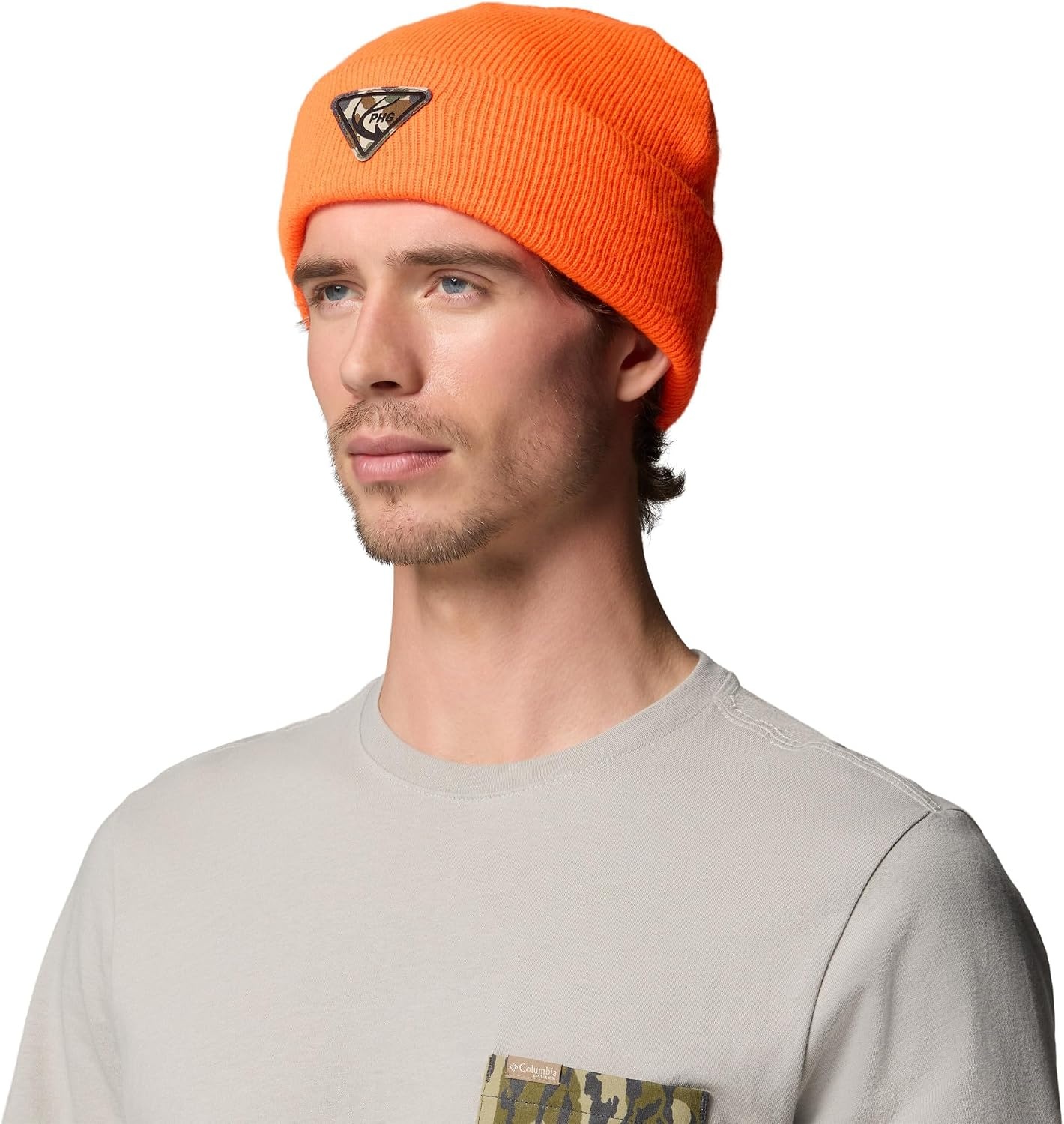 image:imageColumbia Unisex Adult PHG Hunt Trek BeanieBlaze Tri Antler