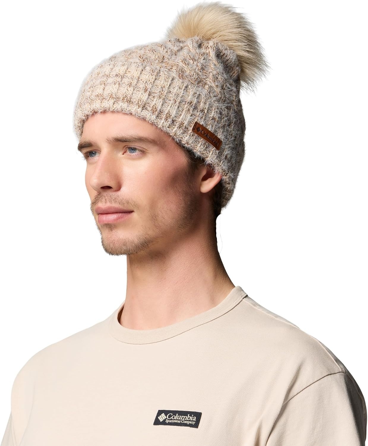 image:imageColumbia Unisex Adult Winter Blur II BeanieCamel BrownSkittles