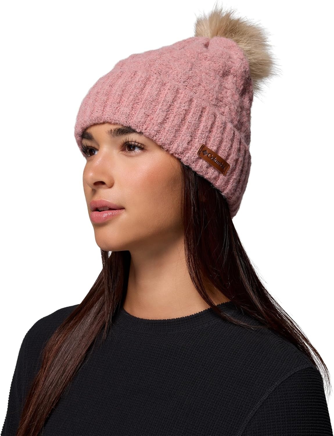 image:imageColumbia Unisex Adult Winter Blur II BeanieEraser Pink