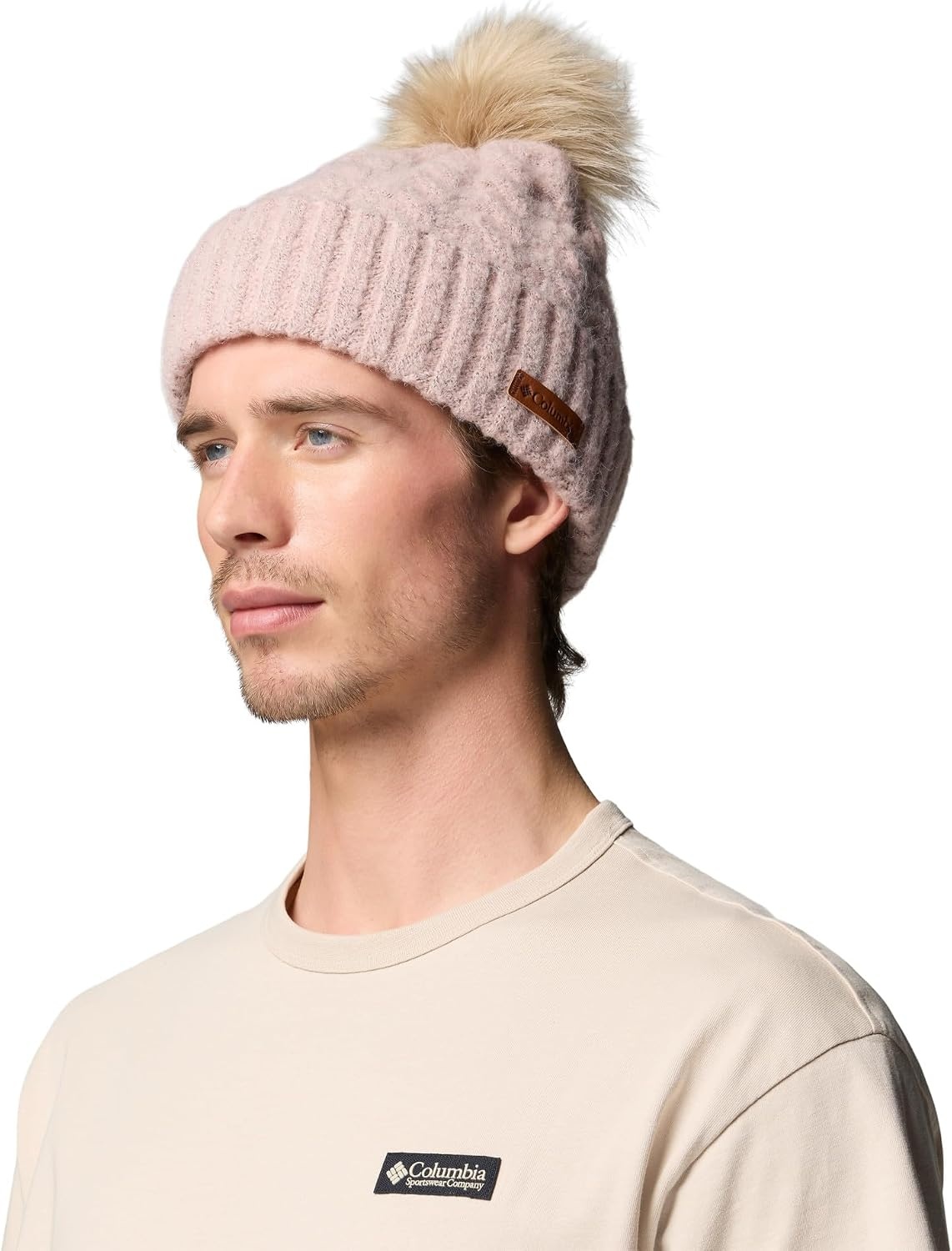 image:imageColumbia Unisex Adult Winter Blur II BeanieMineral Pink