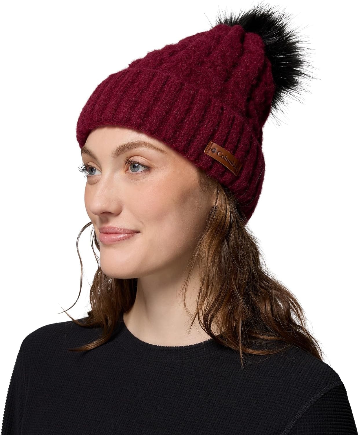 image:imageColumbia Unisex Adult Winter Blur II BeanieRich Wine
