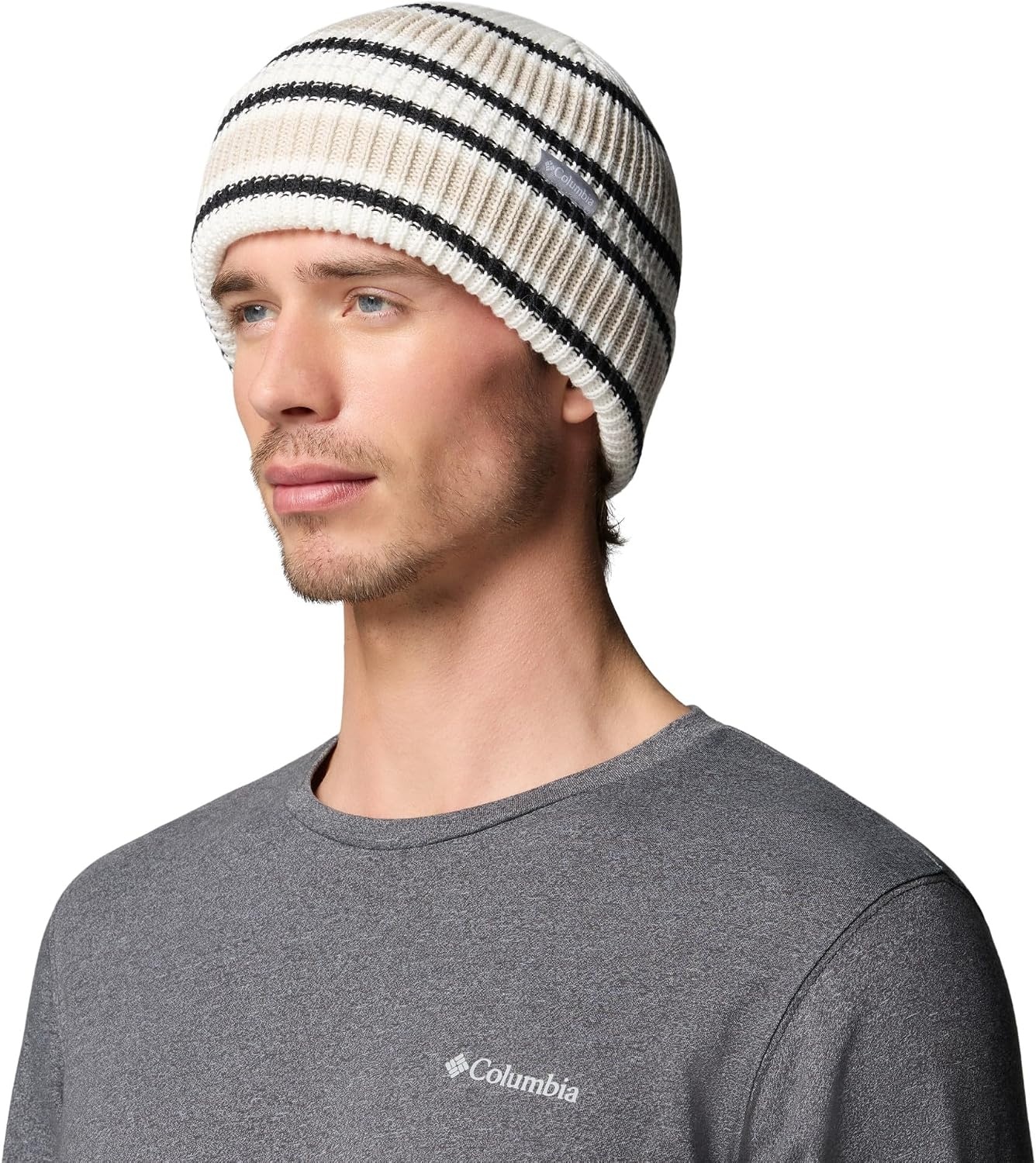 image:imageColumbia Unisex Alder Springs II BeanieSea SaltDark StoneBlack
