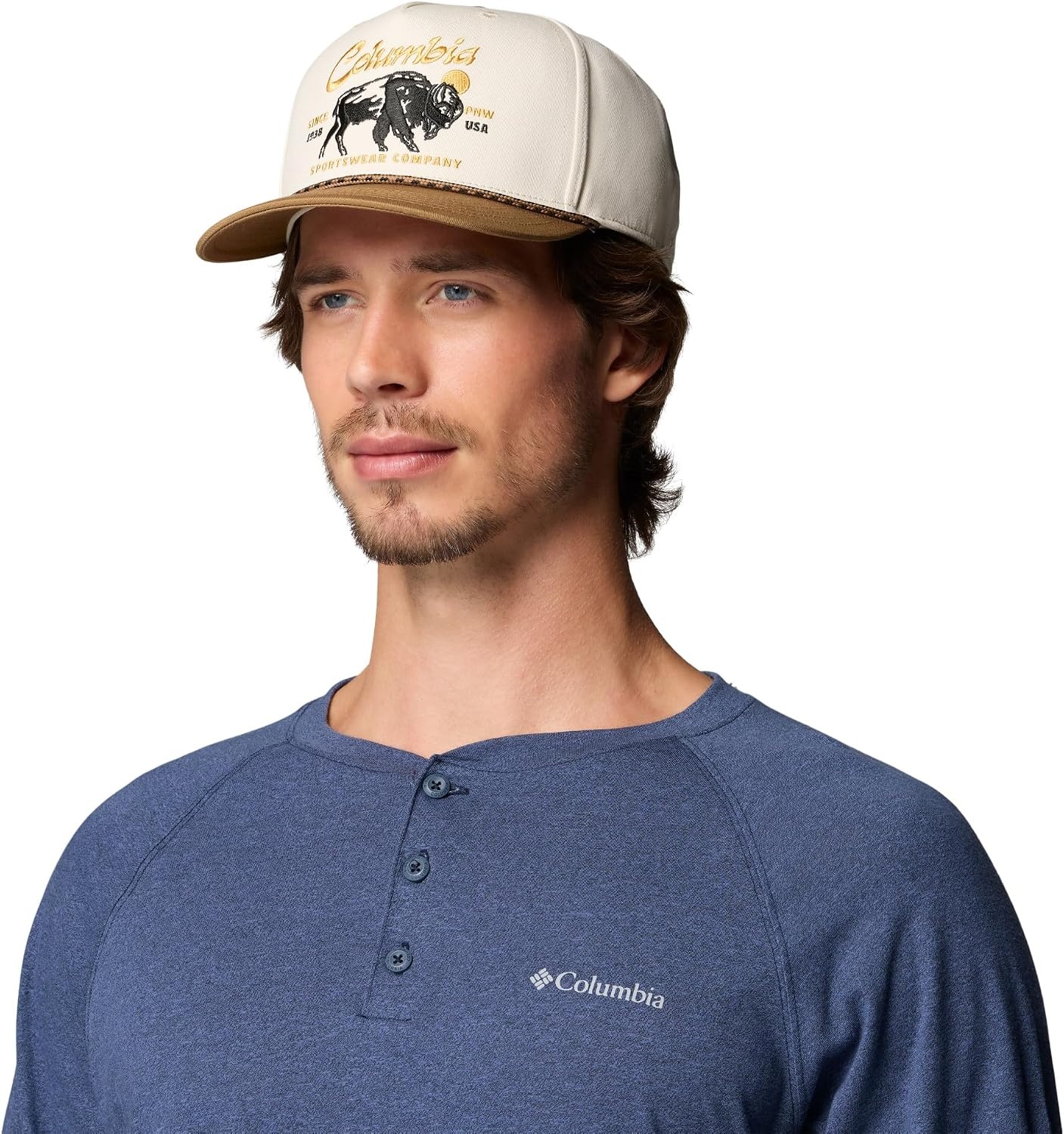 image:imageColumbia Unisex CSC Western SnapbackChalkDeltaBuffalo