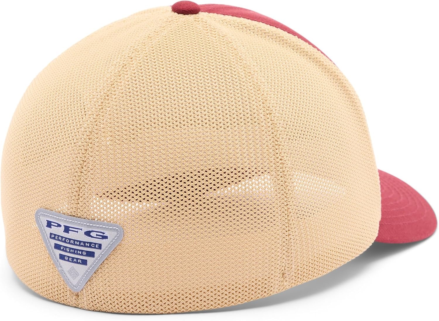 image:imageColumbia Unisex Collegiate PFG Mesh Fish Flag Ball CapFsu CabernetSierra Tan