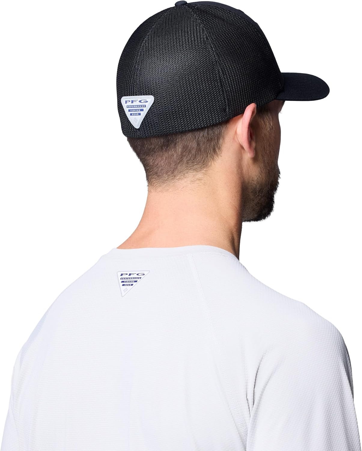 image:imageColumbia Unisex Collegiate PFG Mesh Fish Flag Ball CapLsu Black