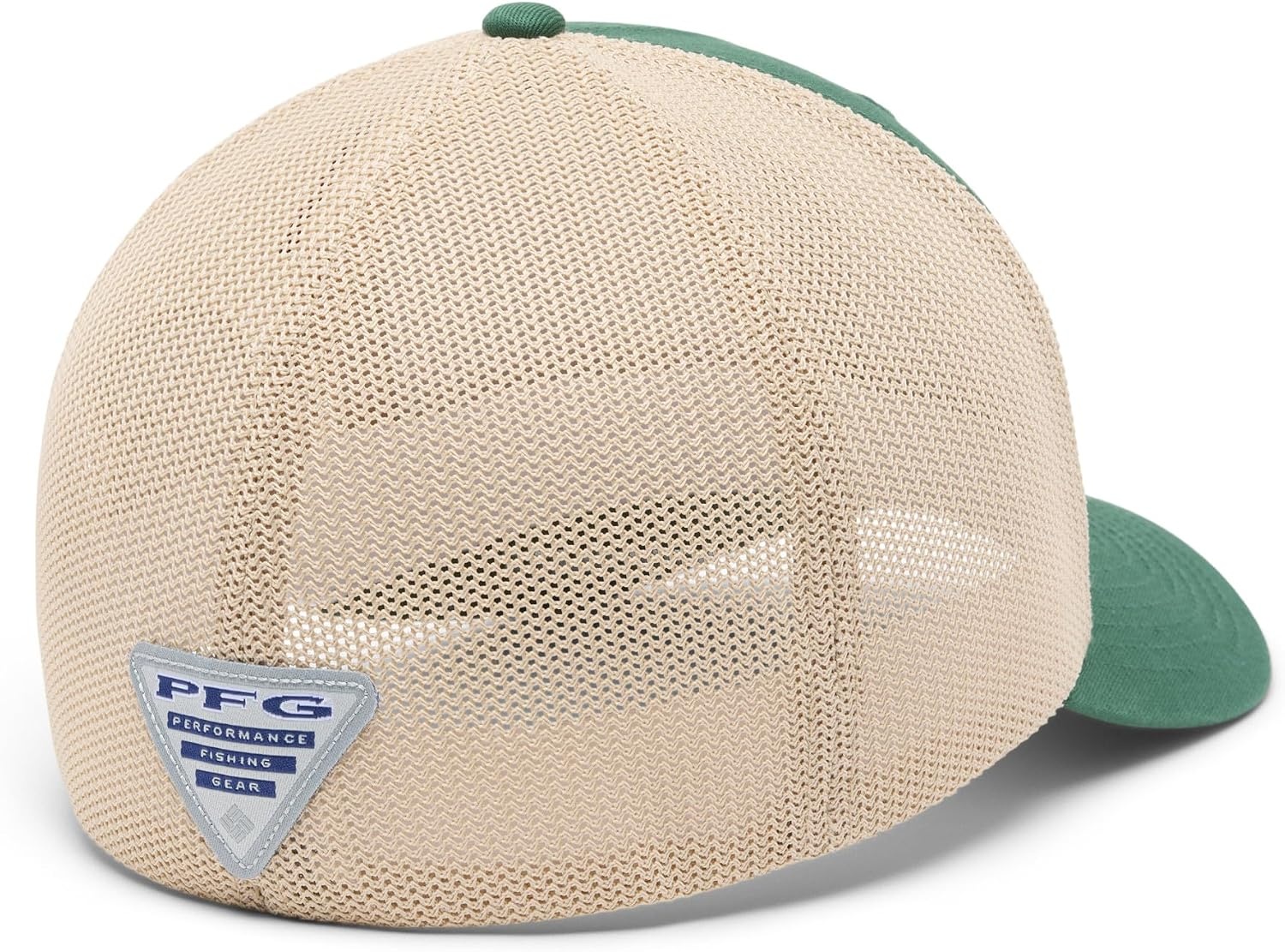 image:imageColumbia Unisex Collegiate PFG Mesh Fish Flag Ball CapMs SpruceAncient Fossil