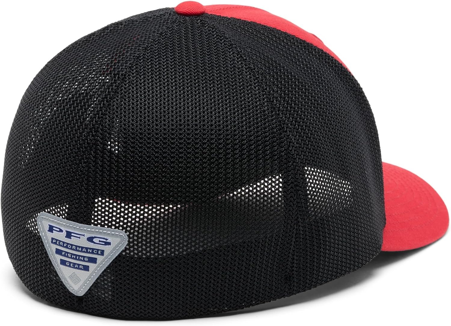 image:imageColumbia Unisex Collegiate PFG Mesh Fish Flag Ball CapUga Bright RedBlack