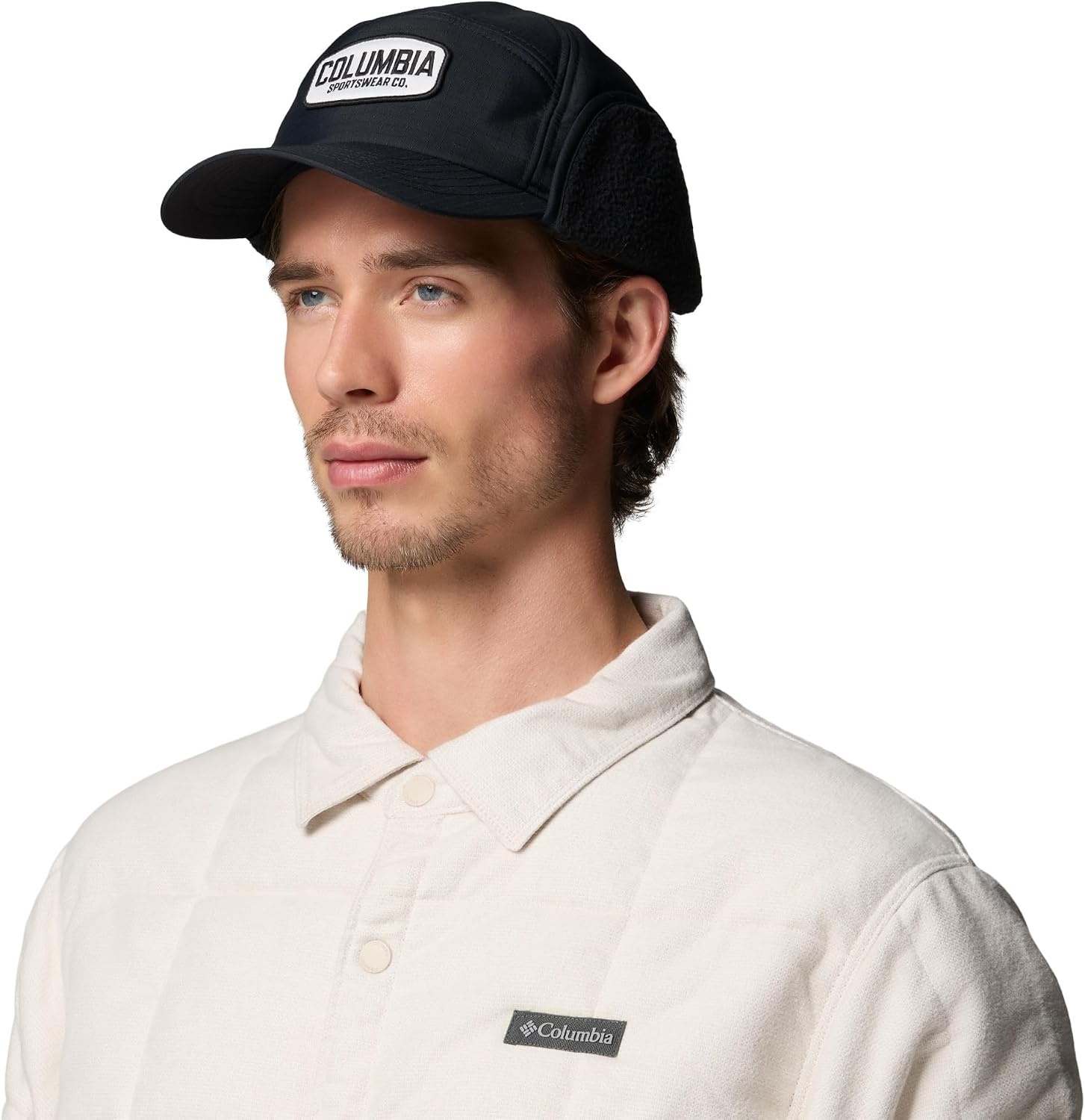 image:imageColumbia Unisex Landroamer Ear Flap CapBlackWorking Badge