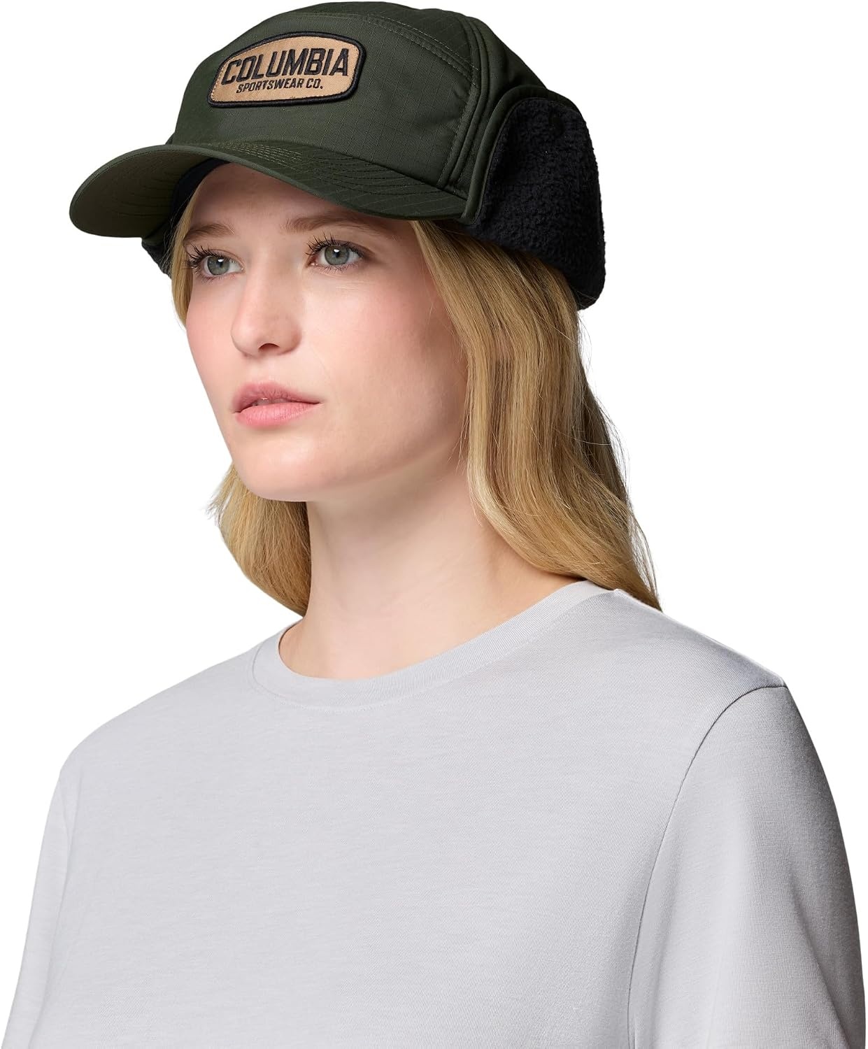 image:imageColumbia Unisex Landroamer Ear Flap CapGreenscapeWorking Badge