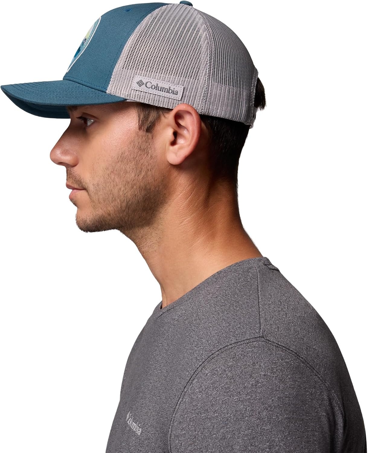 image:imageColumbia Unisex Mesh Snap BackEverblueCircular Landscape