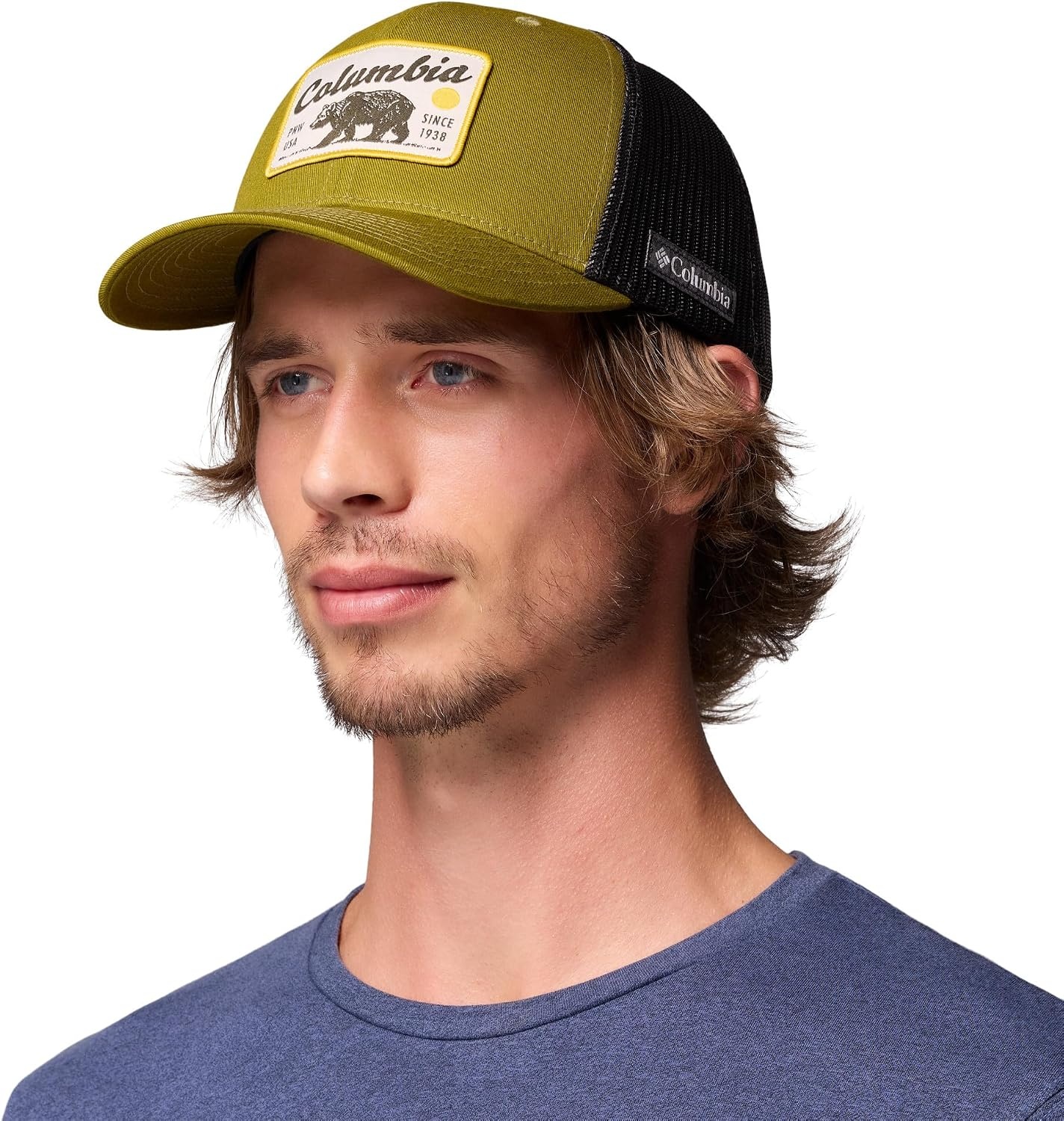 image:imageColumbia Unisex Mesh Snap BackMossy GreenPnw Bear