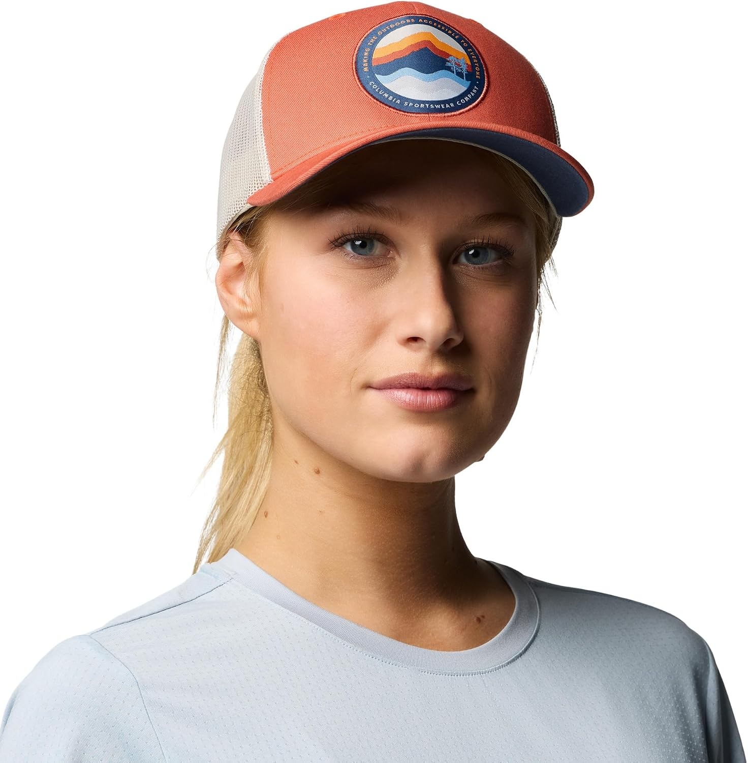 image:imageColumbia Unisex Mesh Snap BackTuscanDark StoneDark Mountain