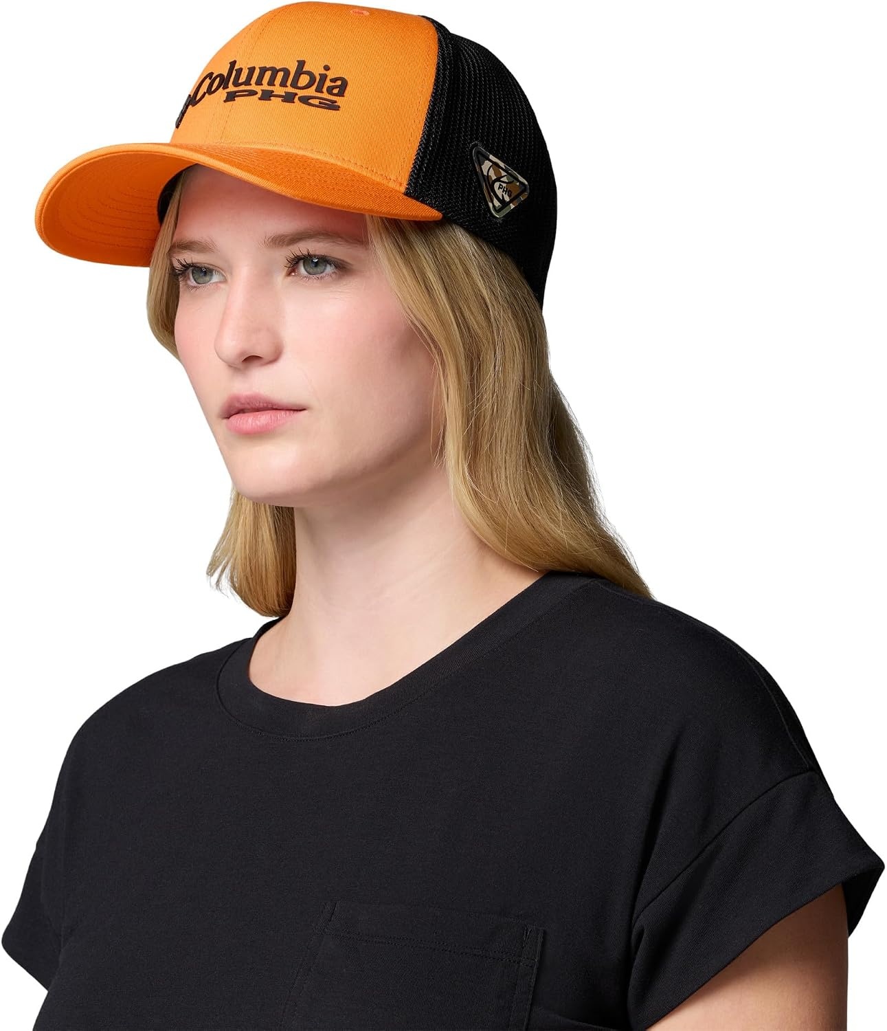 image:imageColumbia Unisex PHG Logo Mesh Ball CapBlazeBlackBlack CamoTri Antler