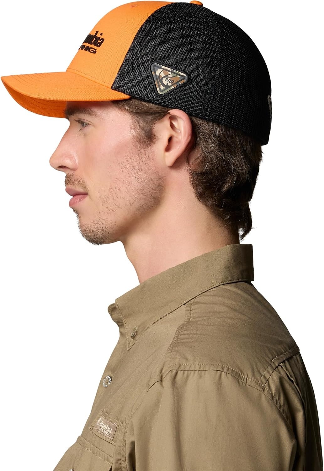 image:imageColumbia Unisex PHG Logo Mesh Ball CapBlazeBlackBlack CamoTri Antler
