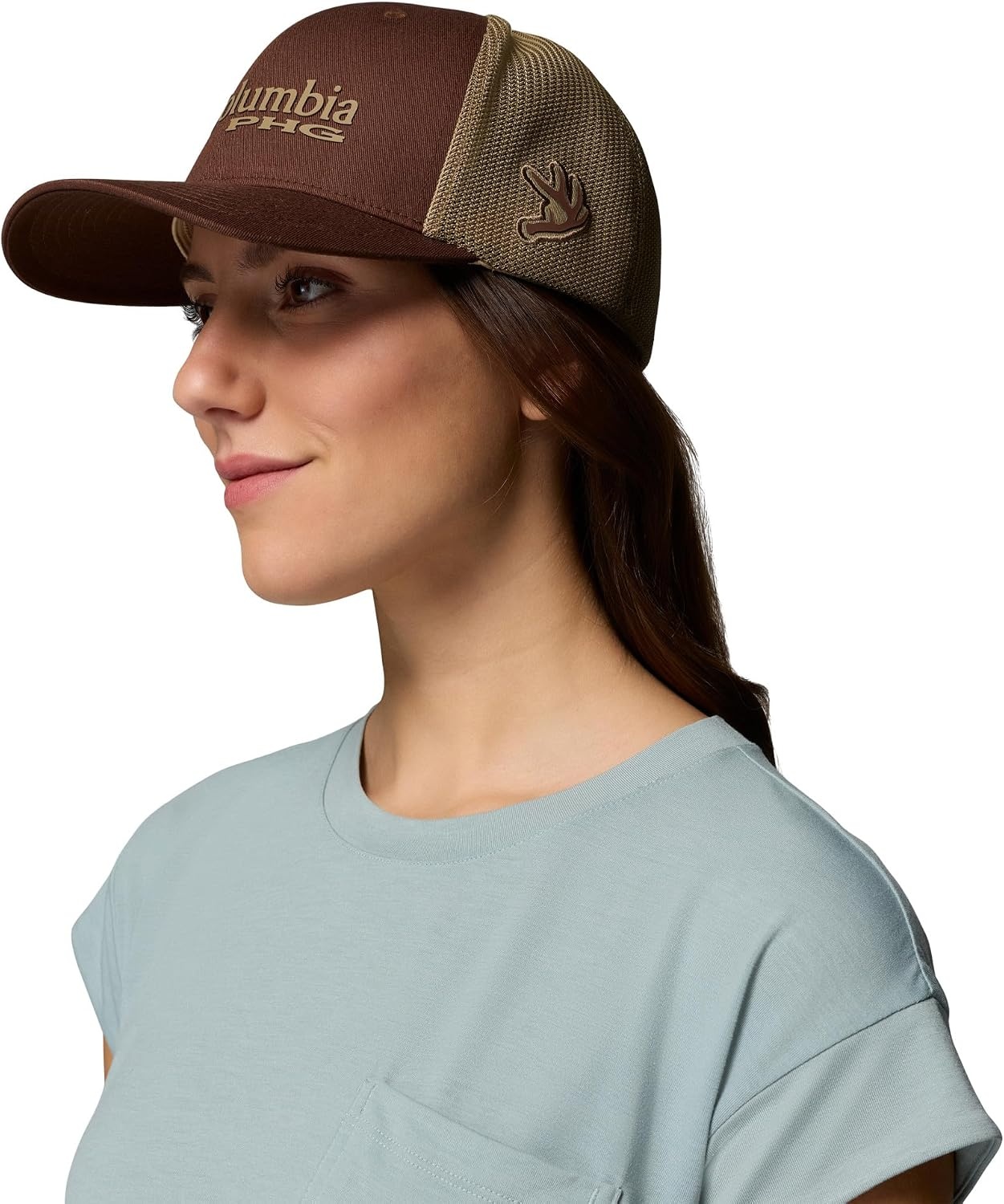 image:imageColumbia Unisex PHG Logo Mesh Ball CapTobaccoAntler Logo