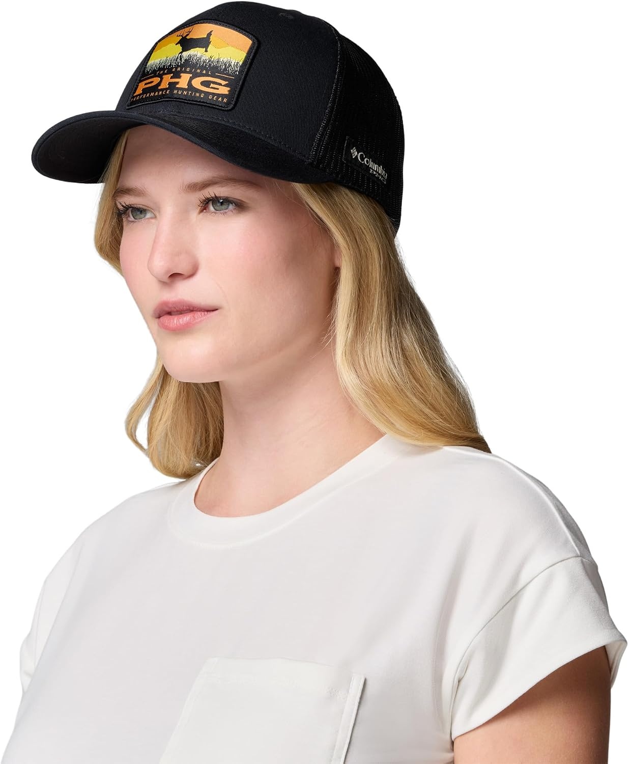 image:imageColumbia Unisex PHG Patch Mesh Snap BackBlackPhg Buck
