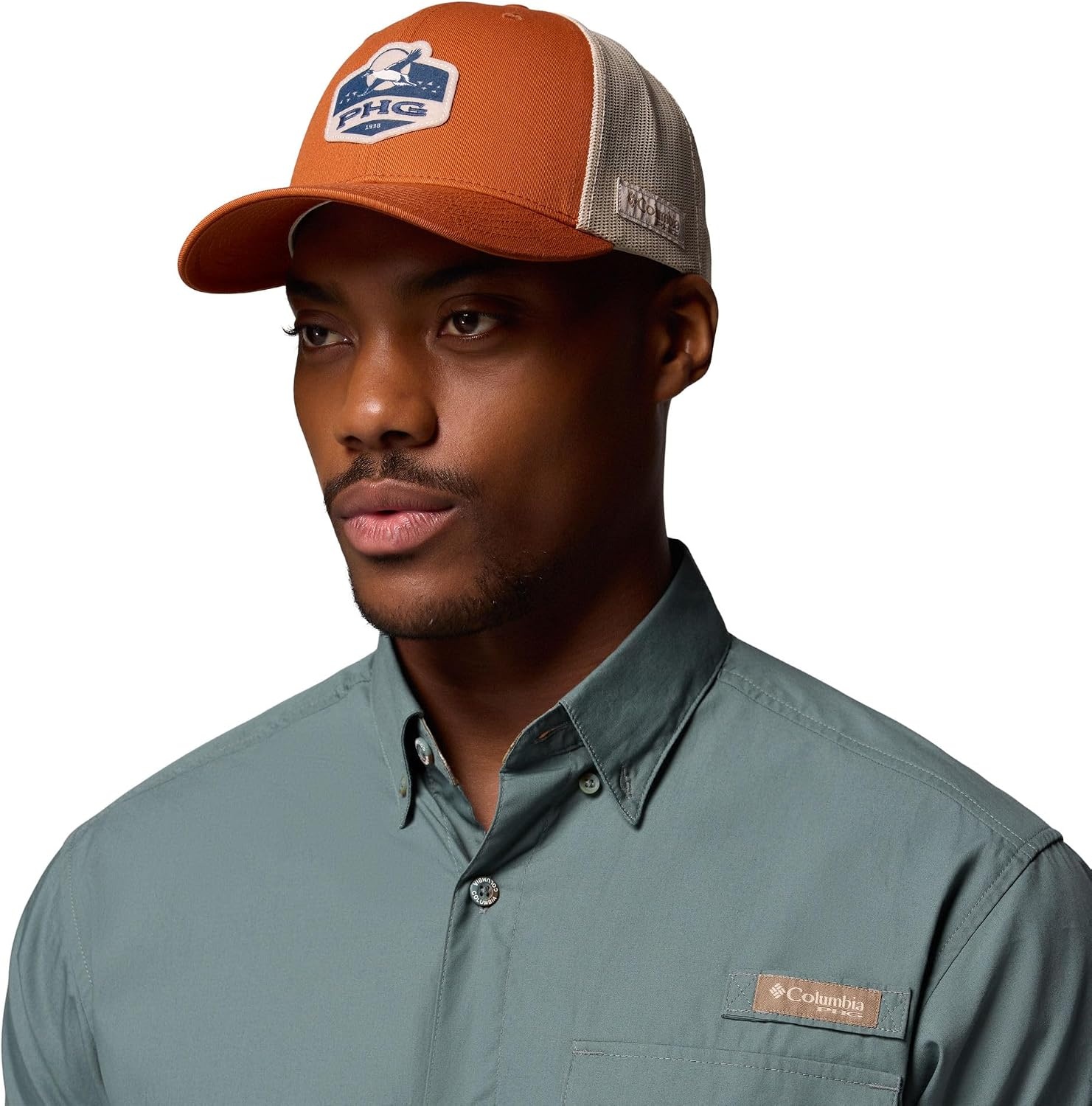 image:imageColumbia Unisex PHG Patch Mesh Snap BackCedarSoaring Bird