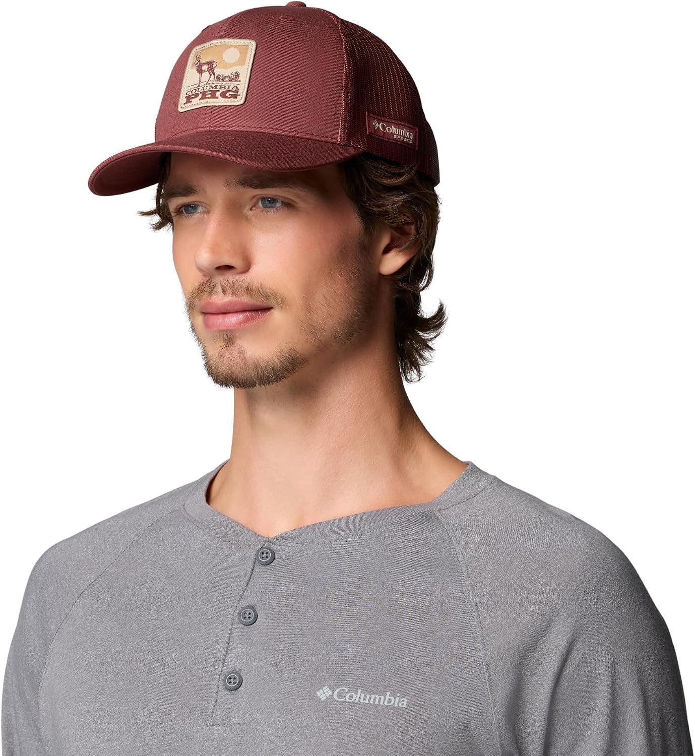 image:imageColumbia Unisex PHG Patch Mesh Snap BackRed Rocks Desert Pronghorn
