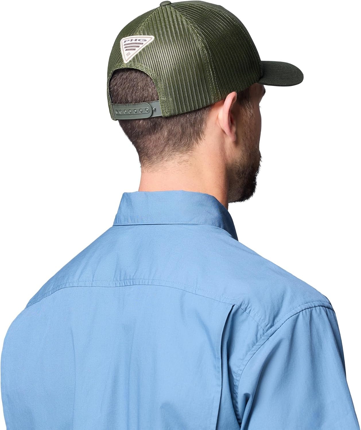 image:imageColumbia Unisex PHG Patch Mesh Snap BackSurplus Green Phg Buck