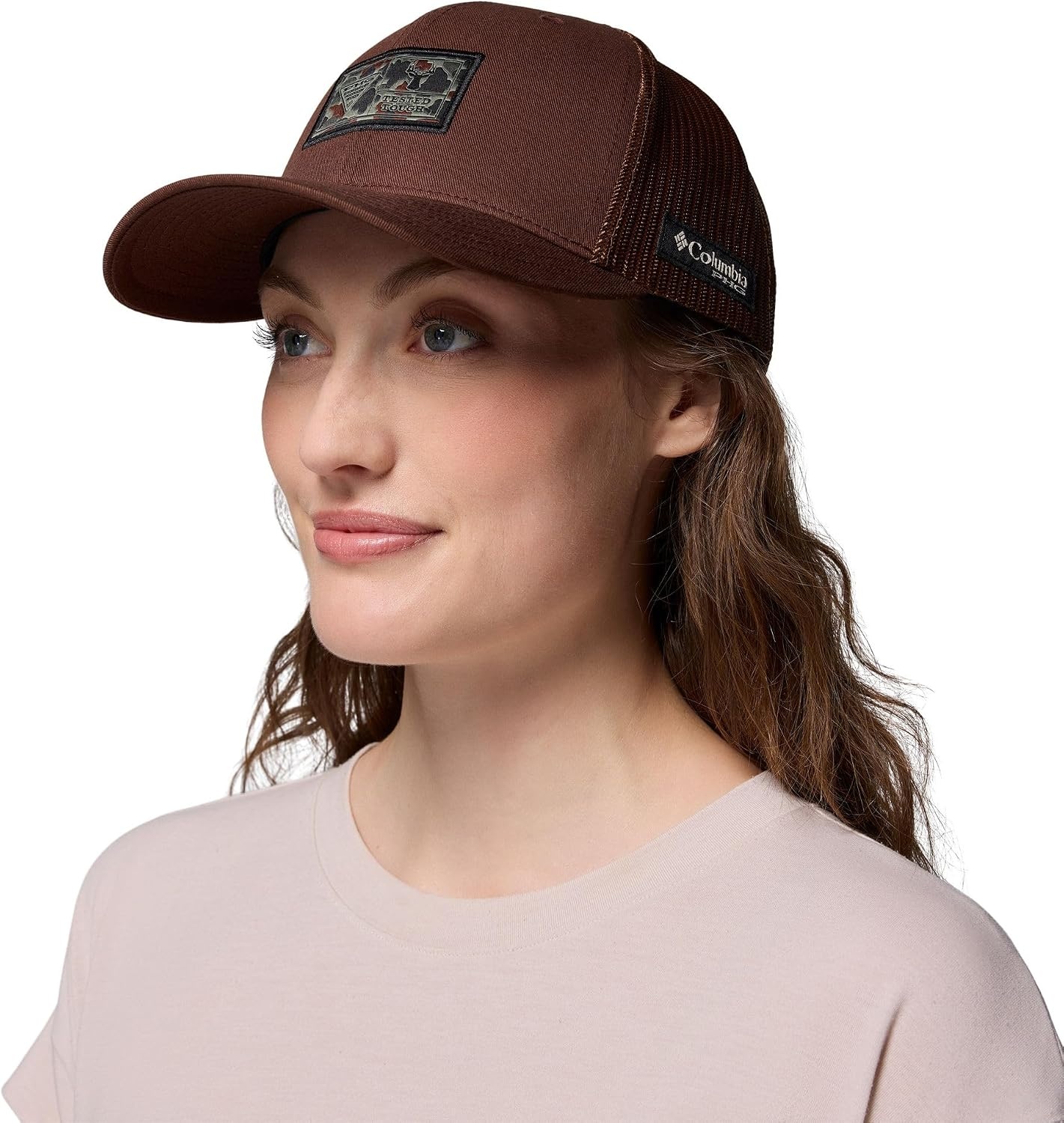 image:imageColumbia Unisex PHG Patch Mesh Snap BackTobaccoTested Tough Buck