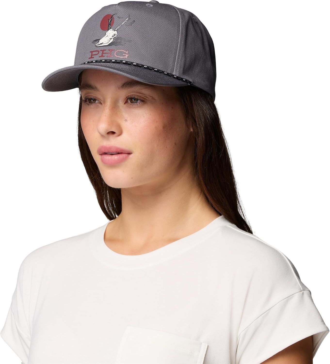 image:imageColumbia Unisex PHG Terminal Shot II SnapbackCity GreyPronghorn Skull