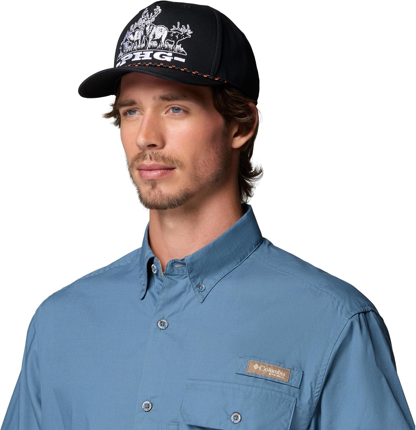 image:imageColumbia Unisex PHG Western SnapbackBlackBull Herd
