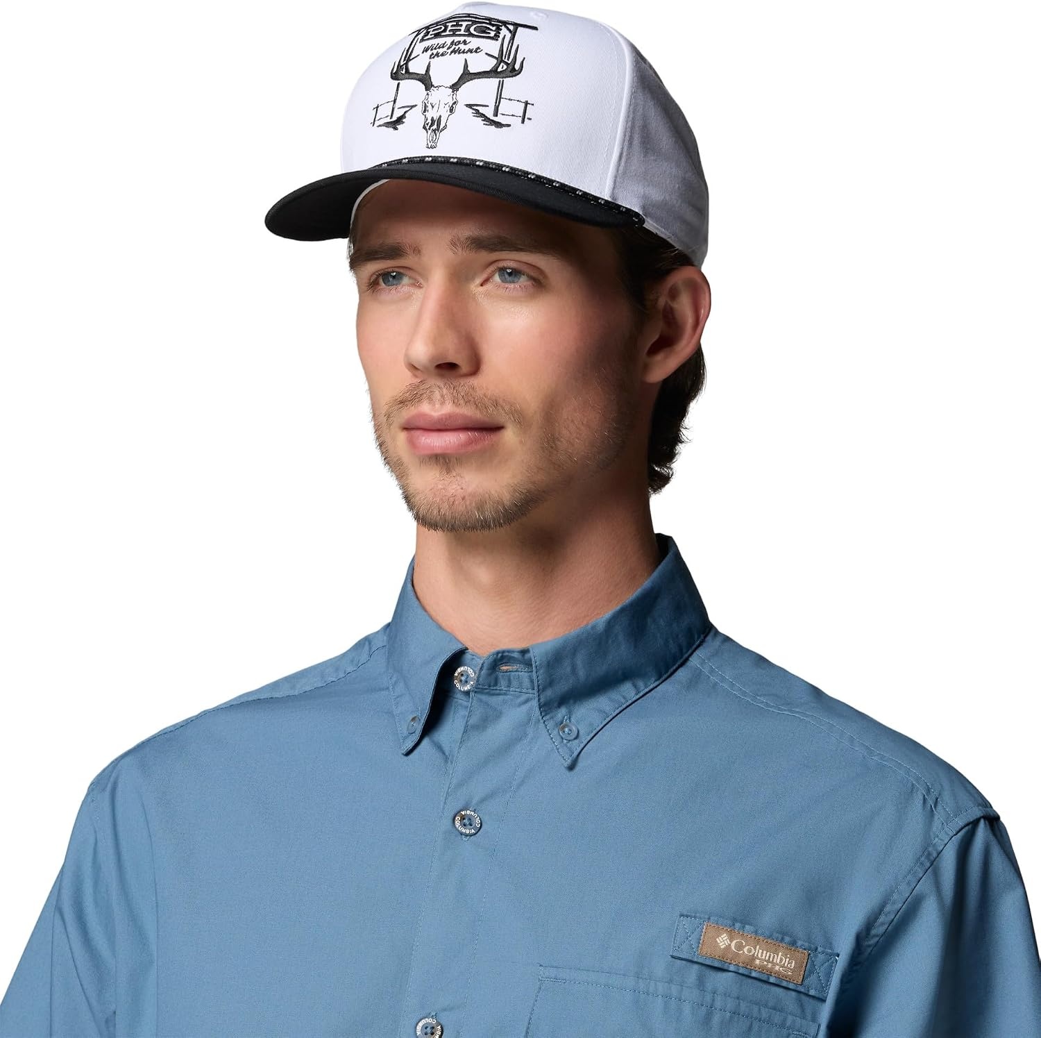 image:imageColumbia Unisex PHG Western SnapbackWhiteBlackRanch Rack