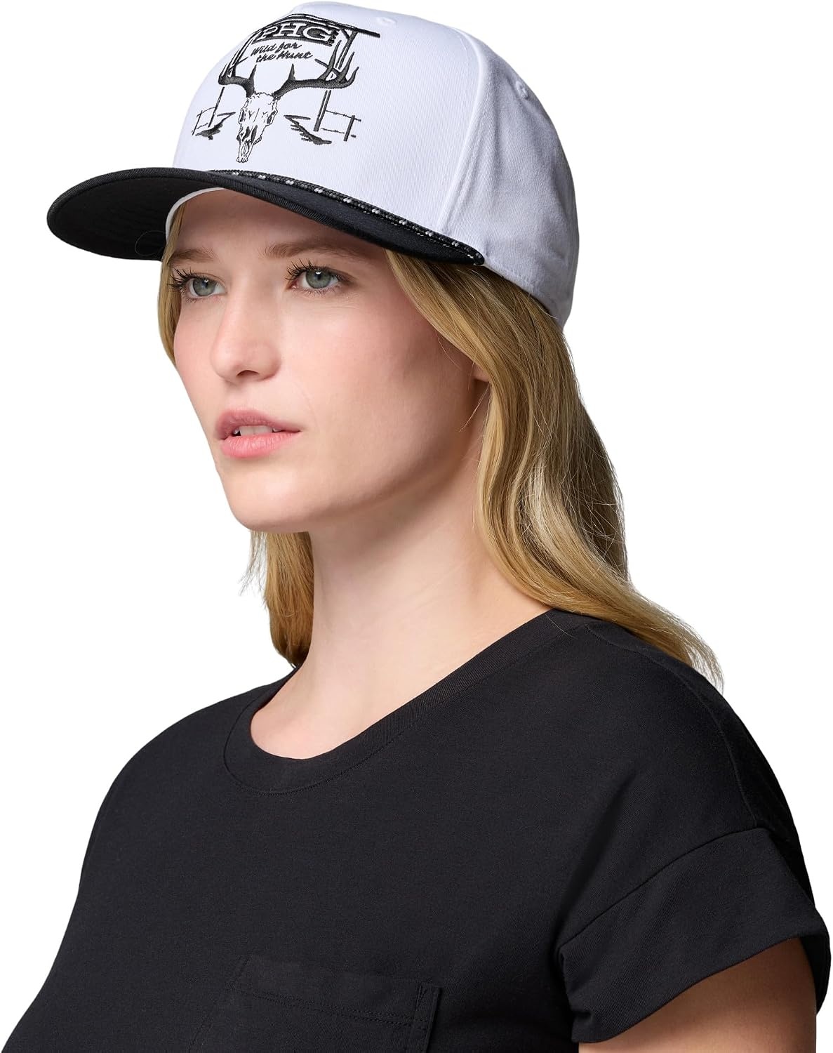 image:imageColumbia Unisex PHG Western SnapbackWhiteBlackRanch Rack